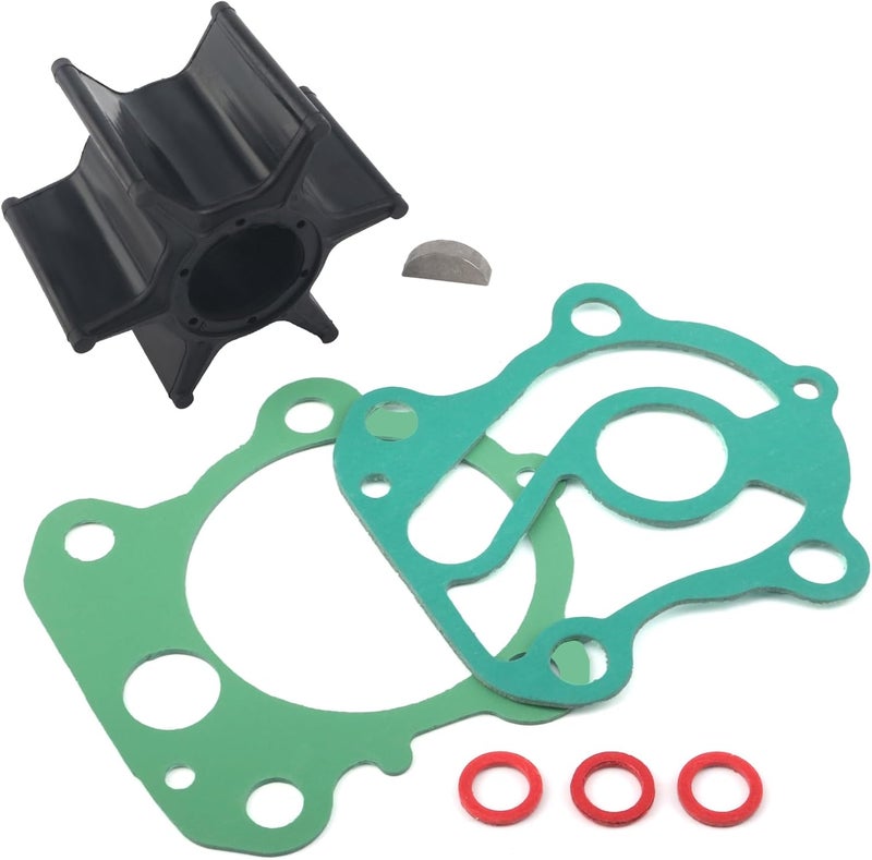 QUICKMARINE 67F-44352 Marine Water Pump Impeller Service Kit fits Yamaha 4 Stroke 75-100 HP Boat Outboard Motor Replacement 67F-44352-00 67F-44352-01 Sierra 18-3042 - Image 1